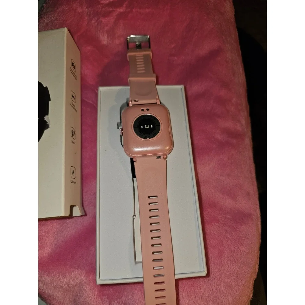Pink Smartwatch Women Fitness Tracker 1.83